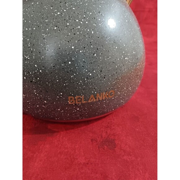 Belanko Stainless Steel Whistling Tea Kettle Simulated Wood Accents 2.7 QT - Picture 4 of 5